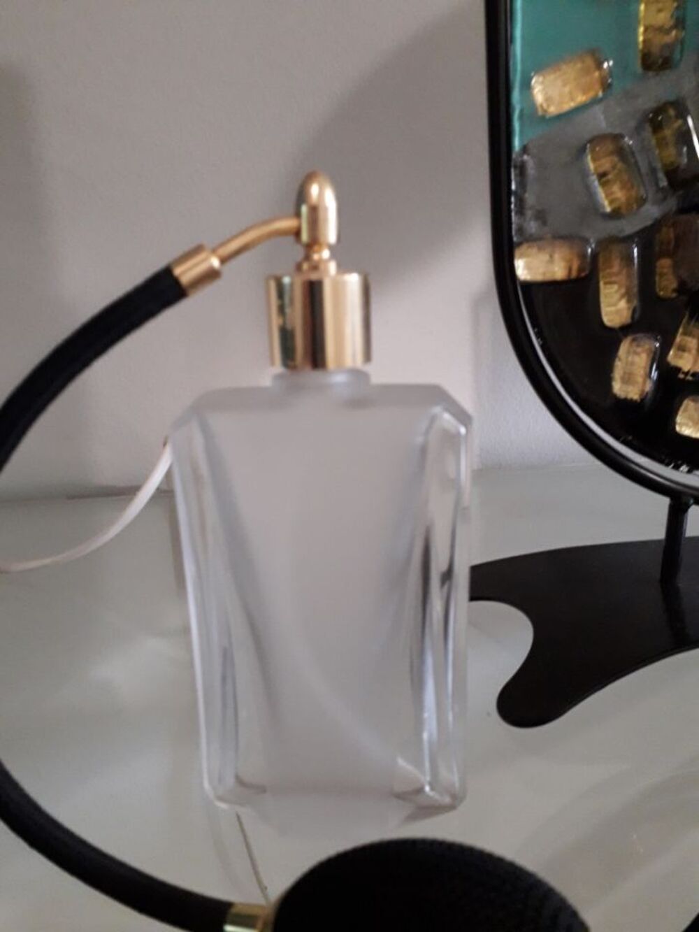 vaporisateur de parfum vide et rechargeable avec poire 