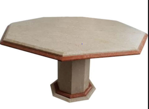Table en marbre octogonale 220 La Ciotat (13)