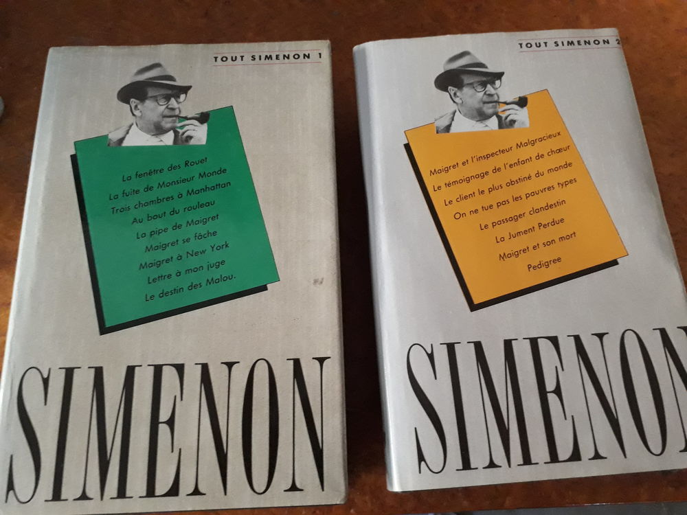 SIMENON TOME 1 ET 2 Livres et BD