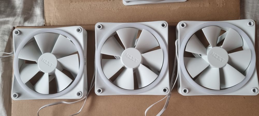 Ventilateurs de boitier NZXT Blanc RGB Matériel informatique