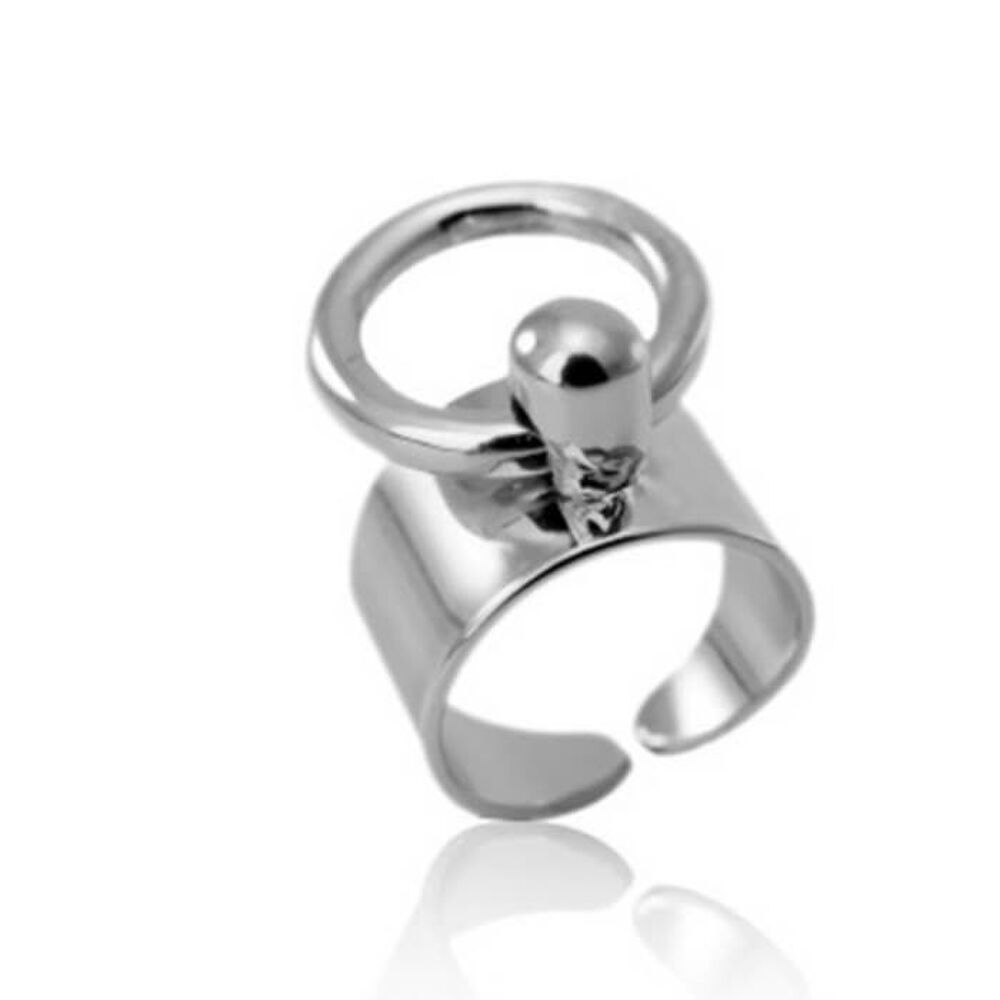 Bague Manchette acier Bijoux et montres