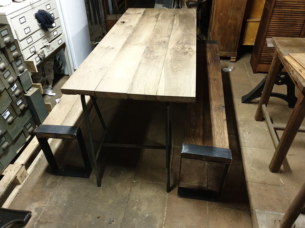 plateau de table en chene massif Meubles
