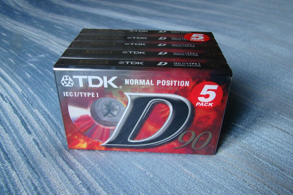 Pack de 5 cassettes audio TDK 90 minutes (Neuves)
Audio et hifi