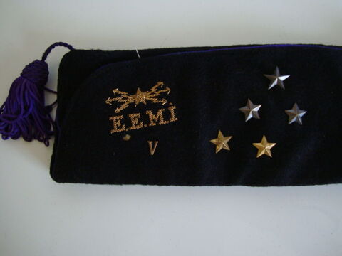 Objet ancien militaire ,calot ,uniforme ,E E M I 20 Is-sur-Tille (21)