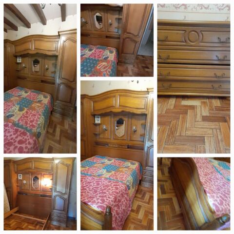 lit pont en chne massif et donne commode 250 Gmozac (17)