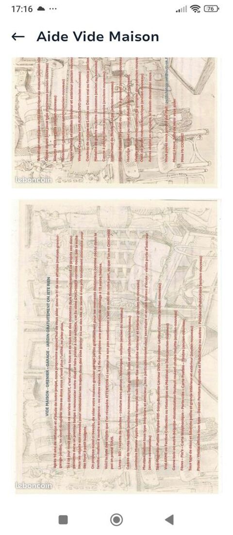 Aide vide maison, et recyclage  0 63120 Courpi�re