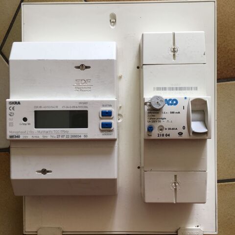 tableau électrique compteur et disjoncteur 100 Mandres-les-Roses (94)