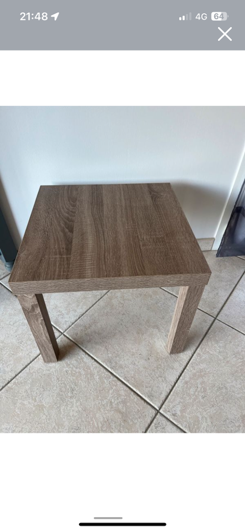 Table Basse Carre Chne 10 Saint-Jury (81)