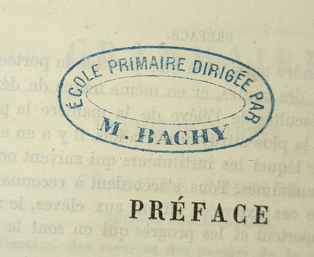 Livre offert &agrave; l'Instituteur de Ramousies (Nord) en 1861 