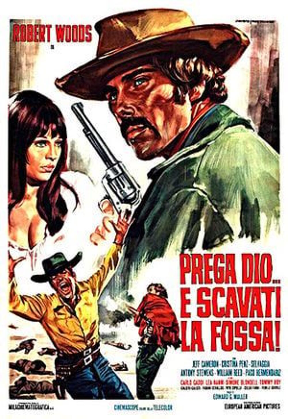 PRIE ET CREUSE TA TOMBE avec robert woods DVD et blu-ray