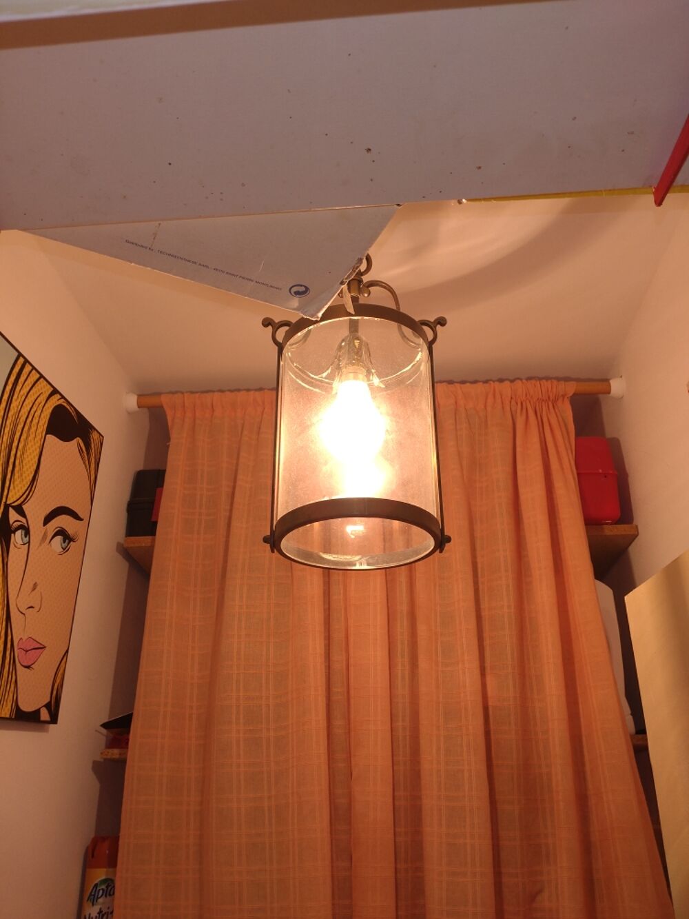 lustre en laiton Décoration