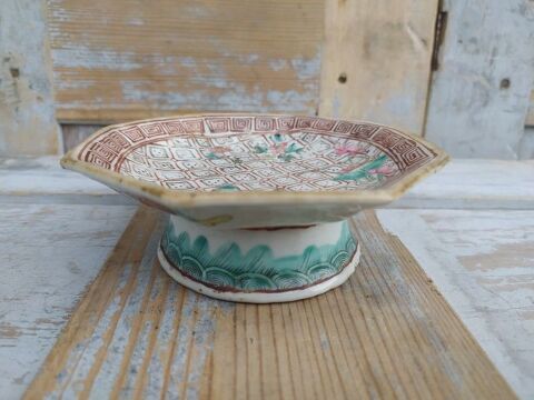 Ancienne Coupe �maill�e C�ramique Chinoise Chine Chinese 1 Loches (37)