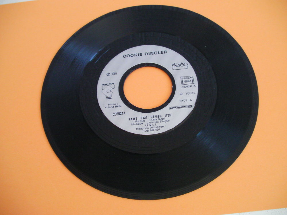 45 tours vinyle - COOKIE DINGLER CD et vinyles