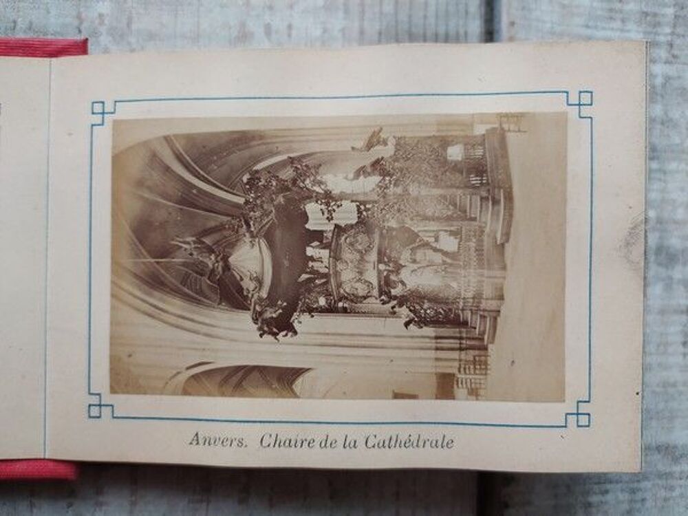 Anvers Album 12 Photographies Albumin&eacute;es XIX&egrave;me&nbsp; 