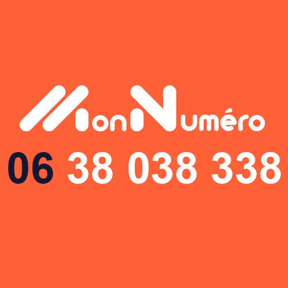 Num&eacute;ro mobile facile &agrave; retenir 06 38 038 338 Téléphones et tablettes