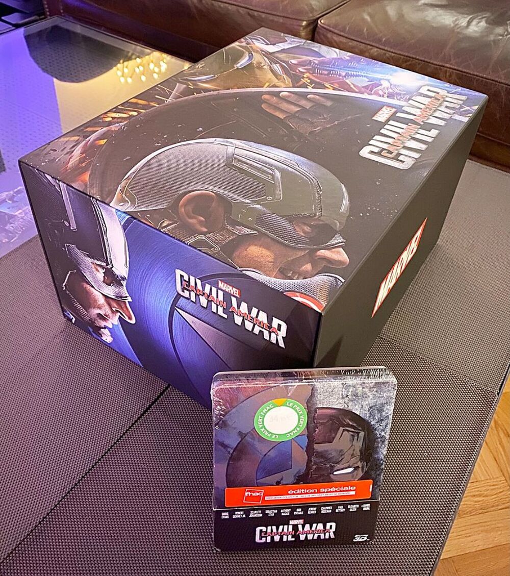 Blu Ray Coffret FNAC Captain America Civil War - mrtsteph DVD et blu-ray