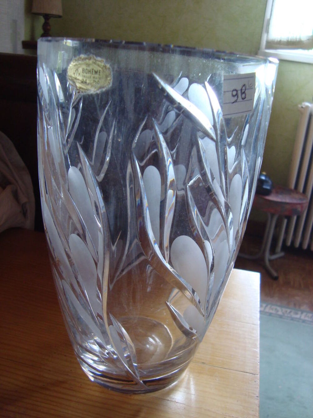 gros Vase de Boh&ecirc;me 