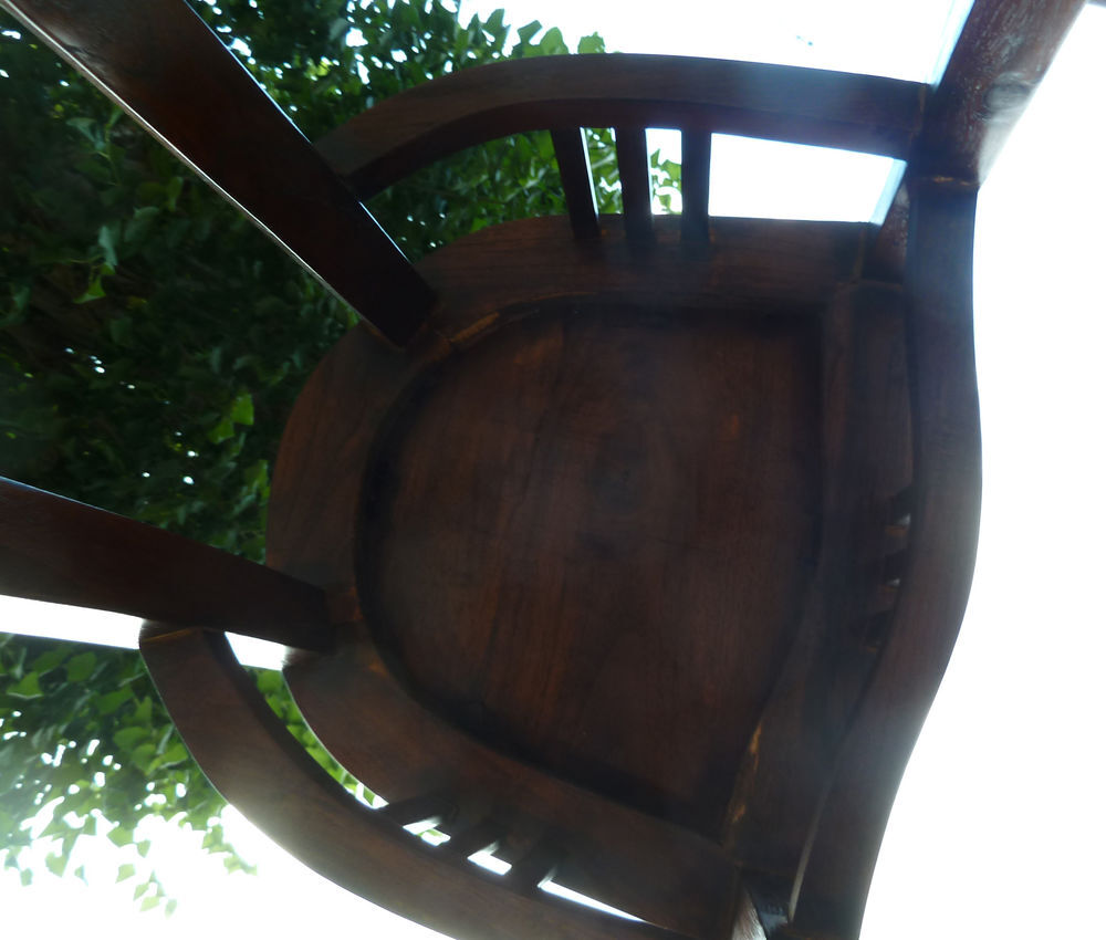 Lot de 2 tabourets de bar bois fonc&eacute; Meubles