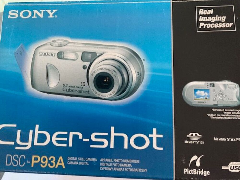 
appareil photos CYBER SHOT
Photos/Video/TV