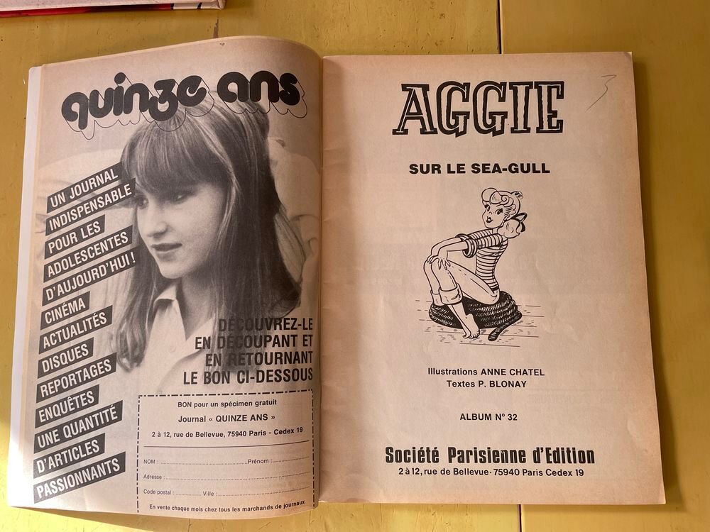 Aggie Sur Le Sea-Gull -Tome 32 Comme NEUF en EO Ed Originale Livres et BD