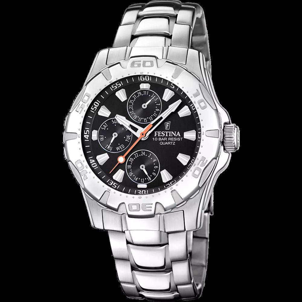 une montre Festina F16242/L en bon &eacute;tat. Bijoux et montres