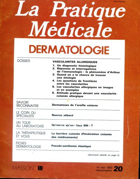 DERMATOLOGIE Vascularites allergiques 4 Rennes (35)
