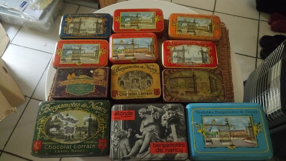 LOT DE BOITES DE BERGAMOTES POUR COLLECTIONNEUR 