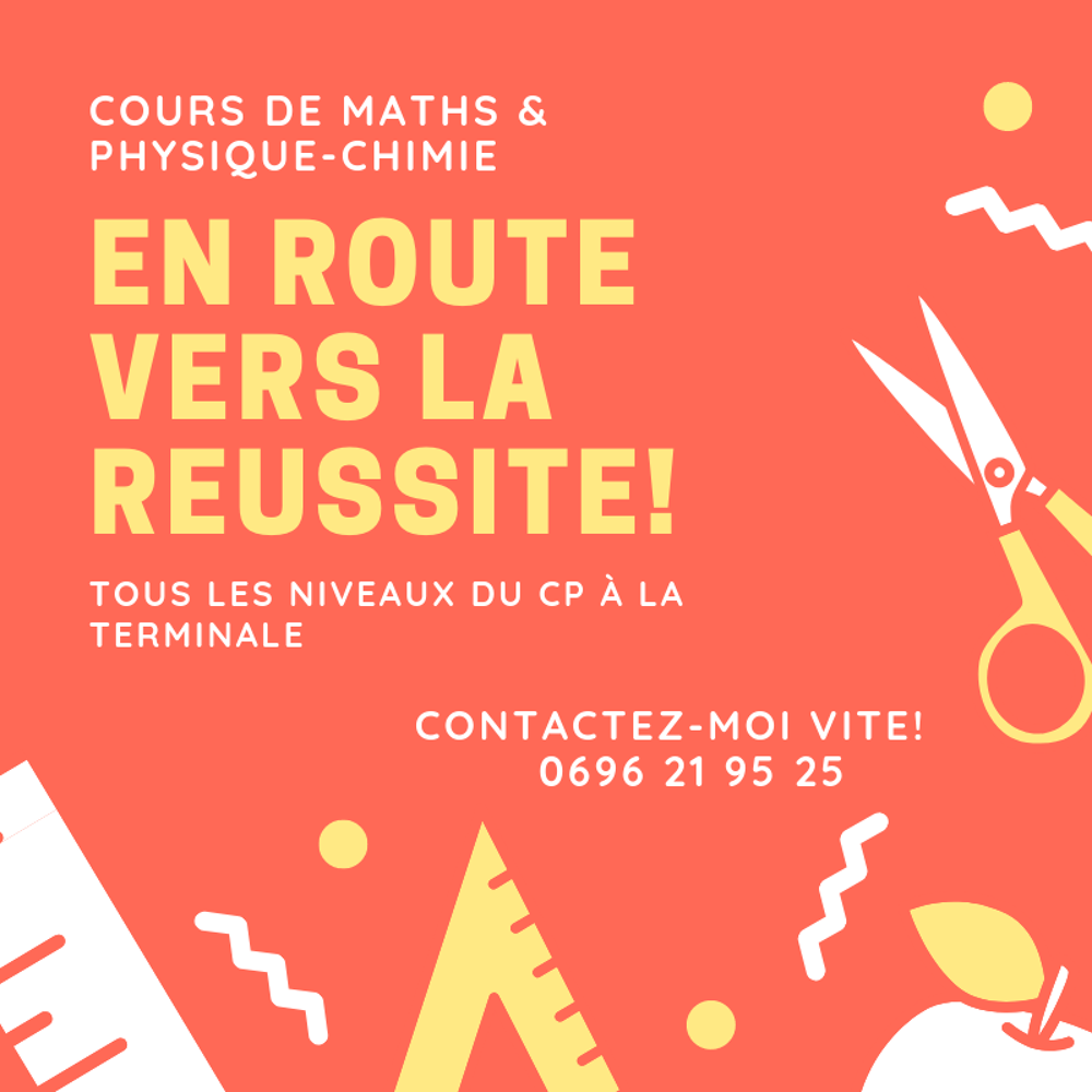   Cours de Maths & Physique-Chimie
