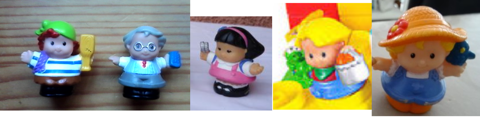 11 figurines Little People + tracteur 0 Beauchamp (95)