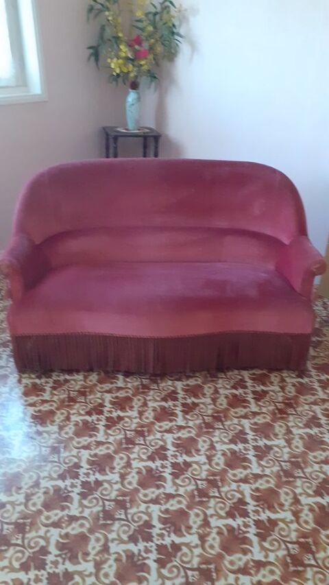 Canap� 2 places vintage rose 60 Montauban (82)