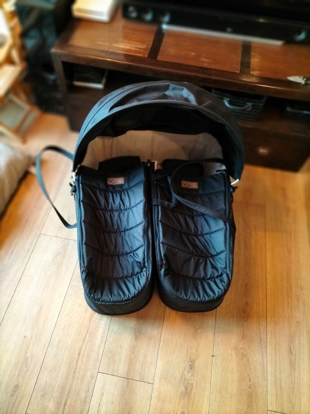 Poussette double Mountain Buggy cosy / fx chanceli&egrave;re cape Puriculture