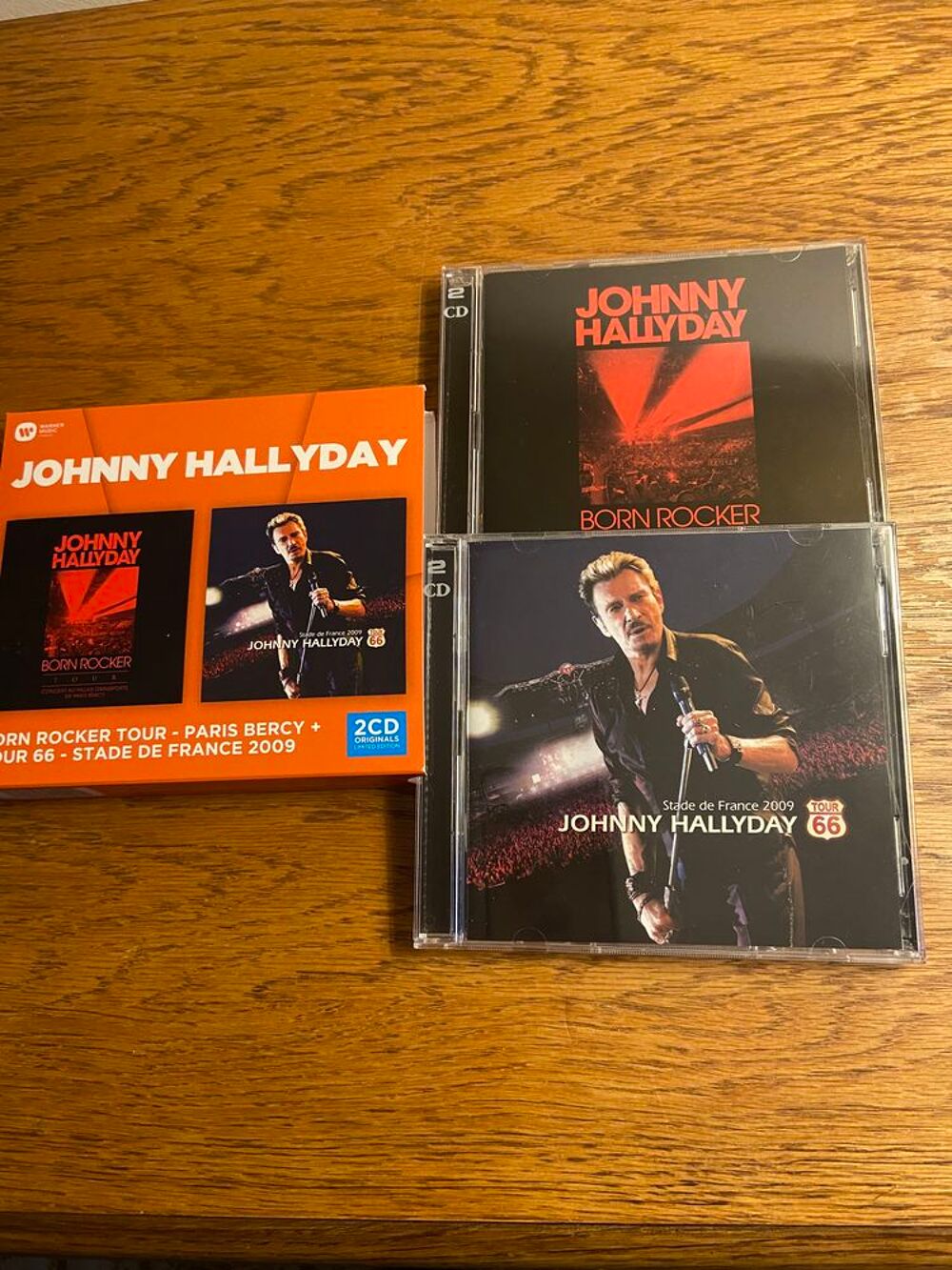 Johnny Hallyday coffret 4 CD CD et vinyles