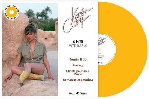 KAREN CHERYL MAXI 45 TOURS VINYLE COULEUR JAUNE  4 HITS VOLU 26 Caudry (59)