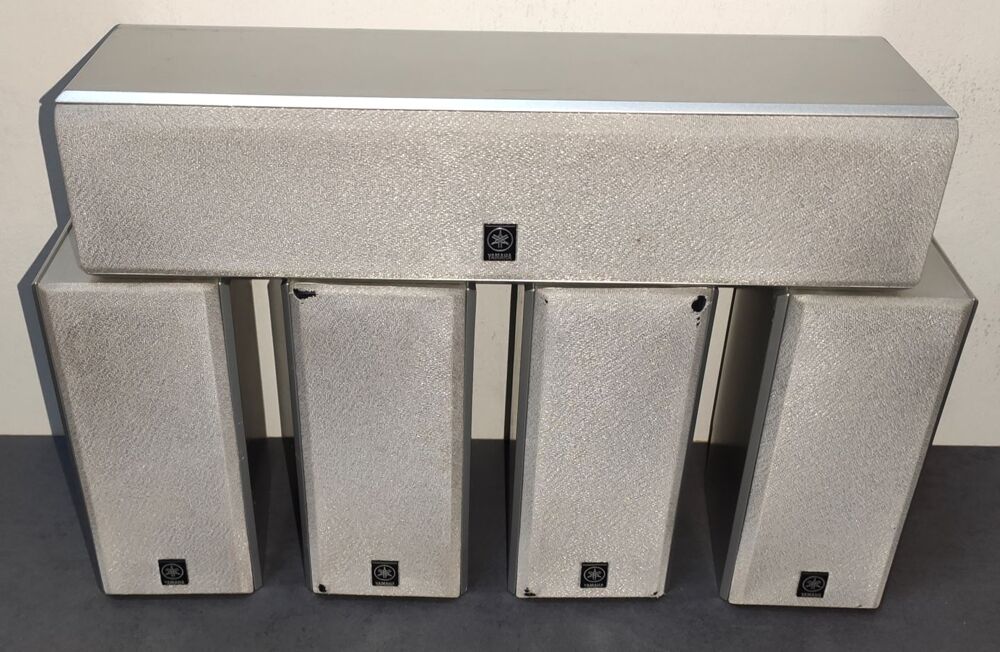 Lot de 5 enceintes home cin&eacute;ma YAMAHA Audio et hifi