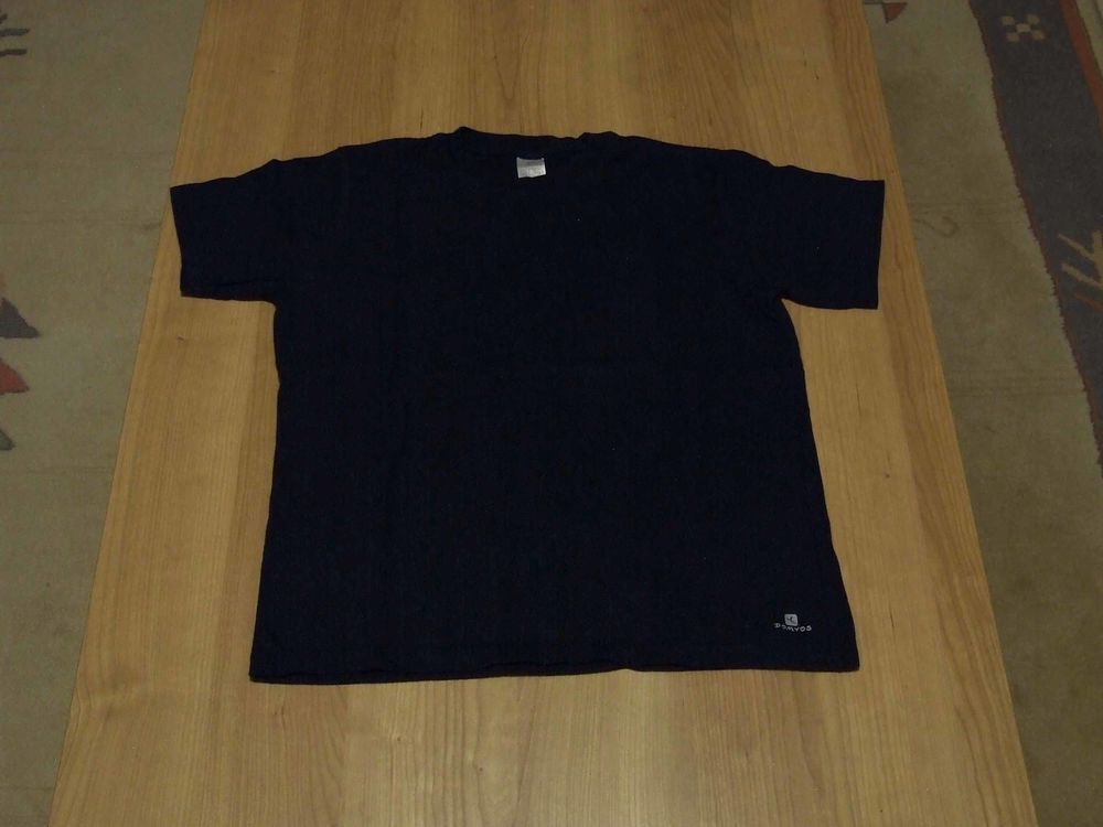Tee-shirt manches courtes DOMYOS Bleu marine 12&nbsp;ans TBE Vêtements enfants