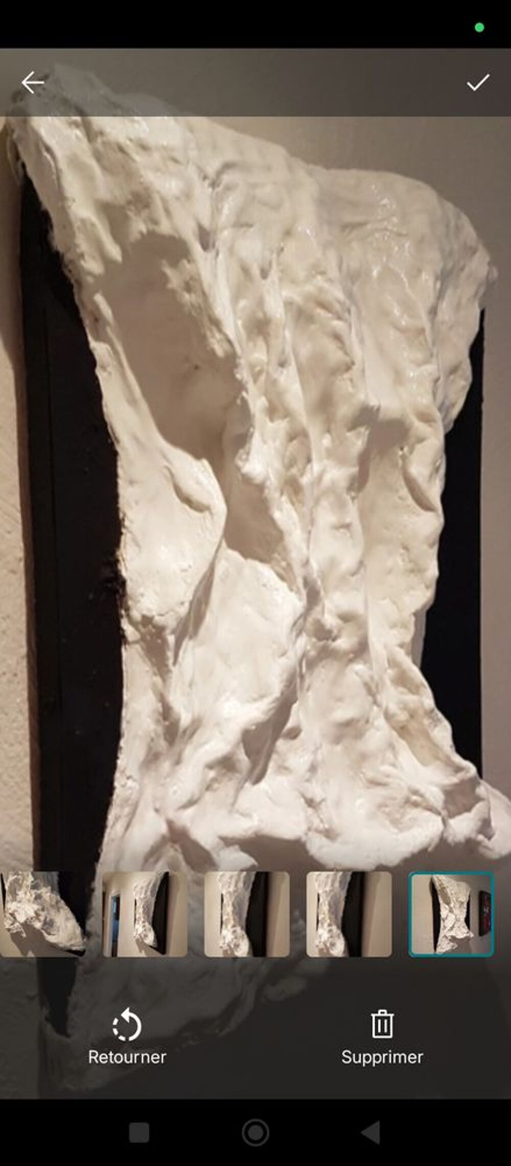 Tableau relief cr&eacute;ation unique Décoration