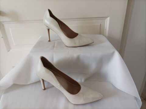 Escarpins tout cuir . Pointure 38 8 Troyes (10)