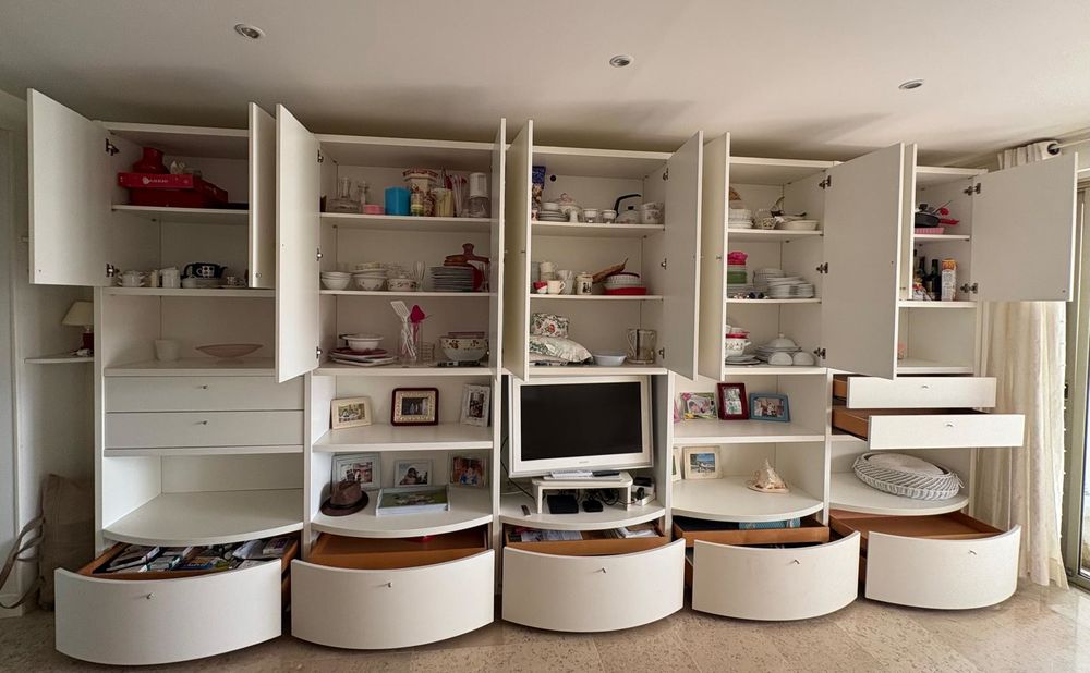 Meuble salon blanc en bois Meubles