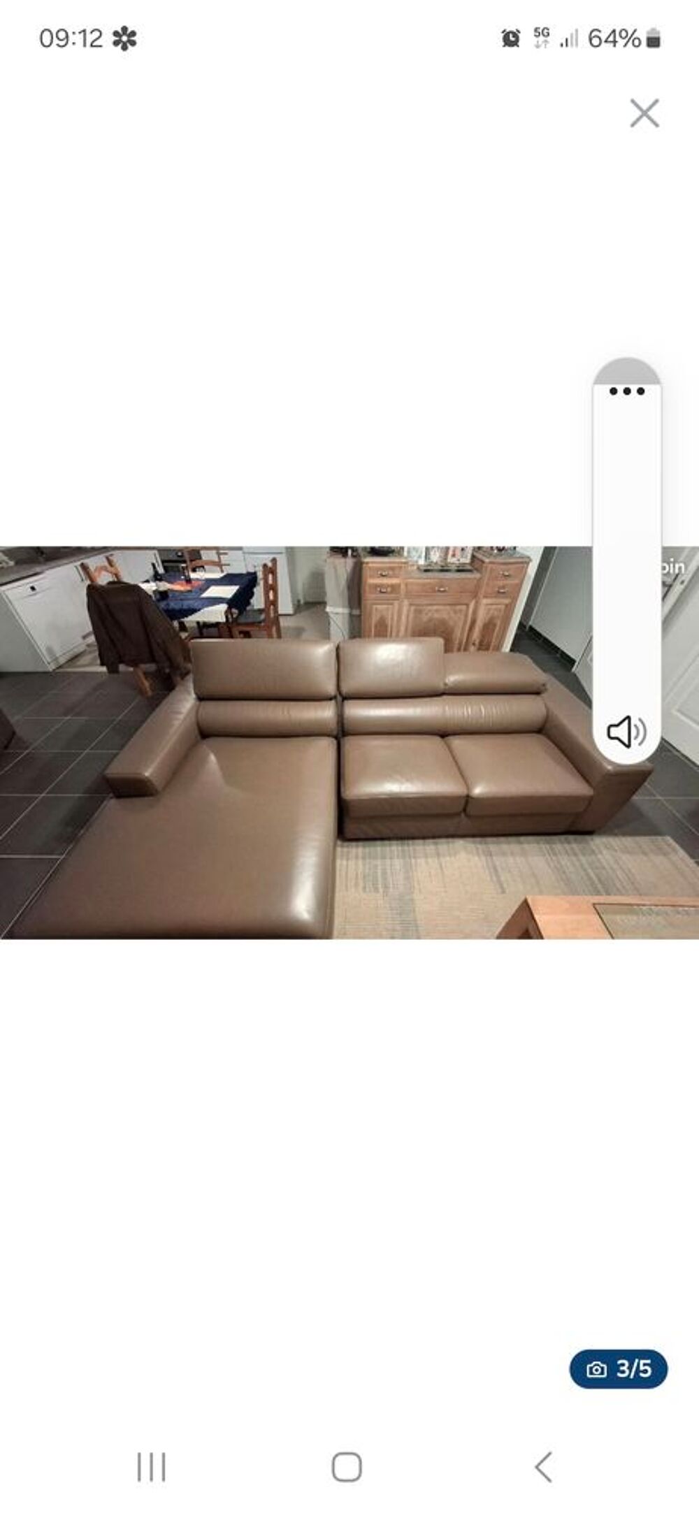 Canape cuir de buffle Meubles