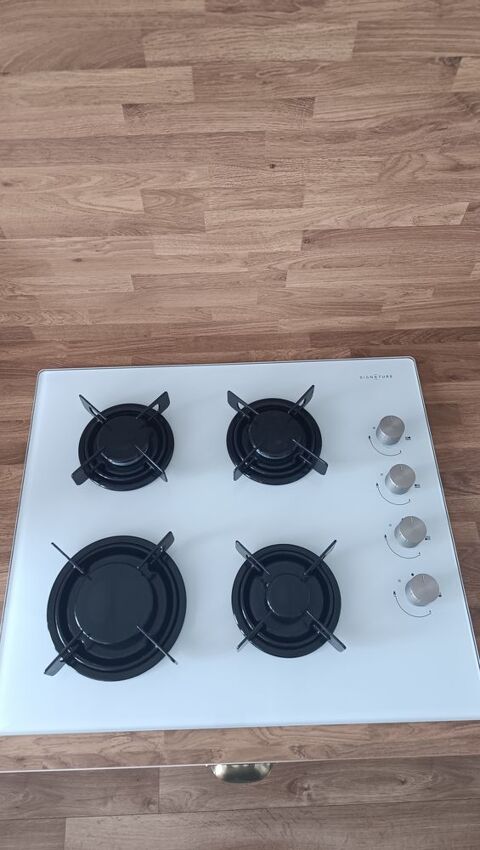 Table de cuisson gaz en verre blanc 190 Coulogne (62)