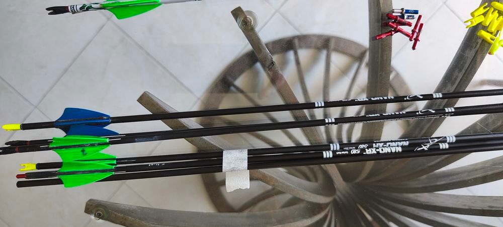 19 fl&egrave;ches Carbon Express Nano XR spin 580 - 150 FDPI Sports