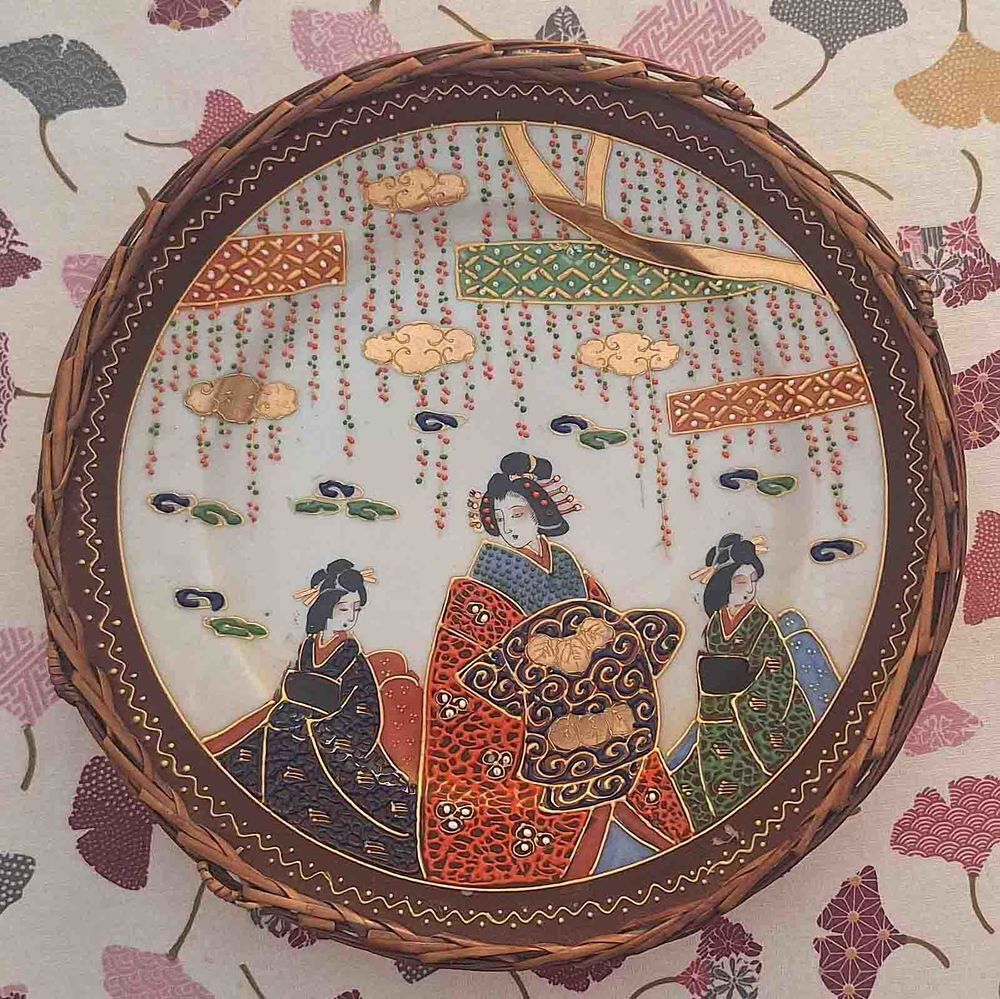 Belle assiette japonaise ancienne Décoration
