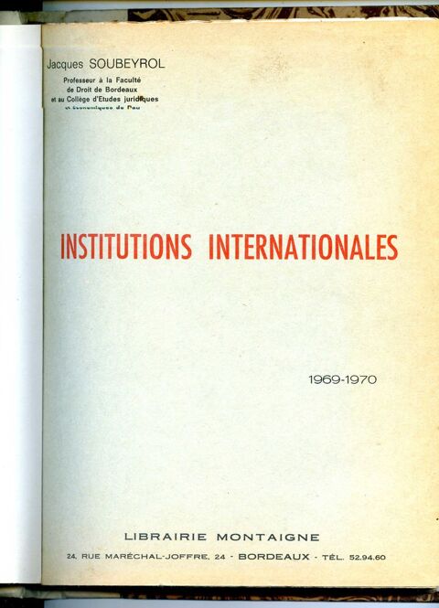 Institutions internationales 25 Rennes (35)