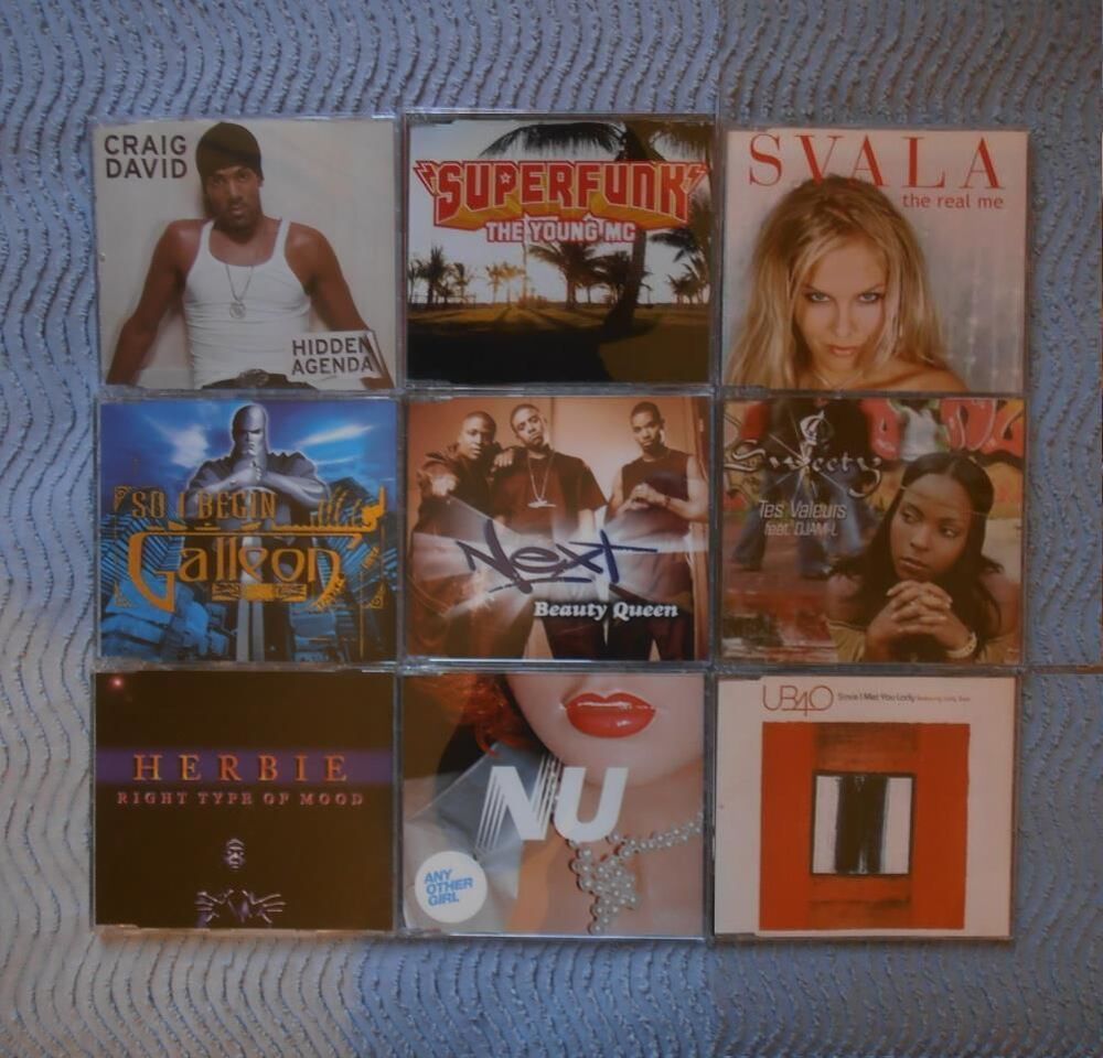MaxiCD Craig David, Galleon, Herbie, Next,Nu, Superfunk,UB40 CD et vinyles