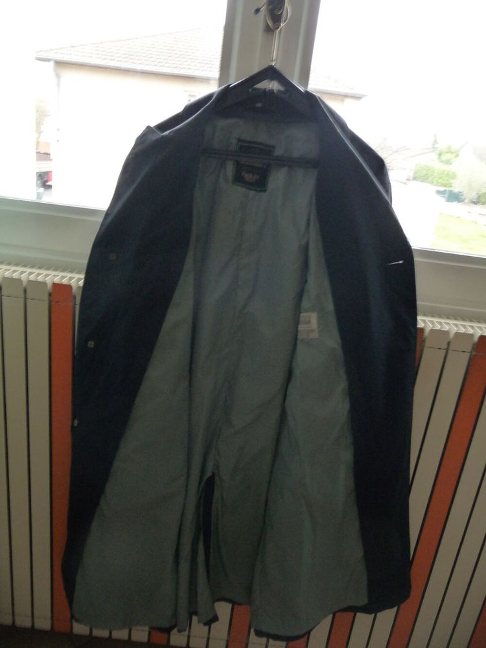 POPELINE BLEU MARINE "DERBY"HOMME T 50 Vêtements