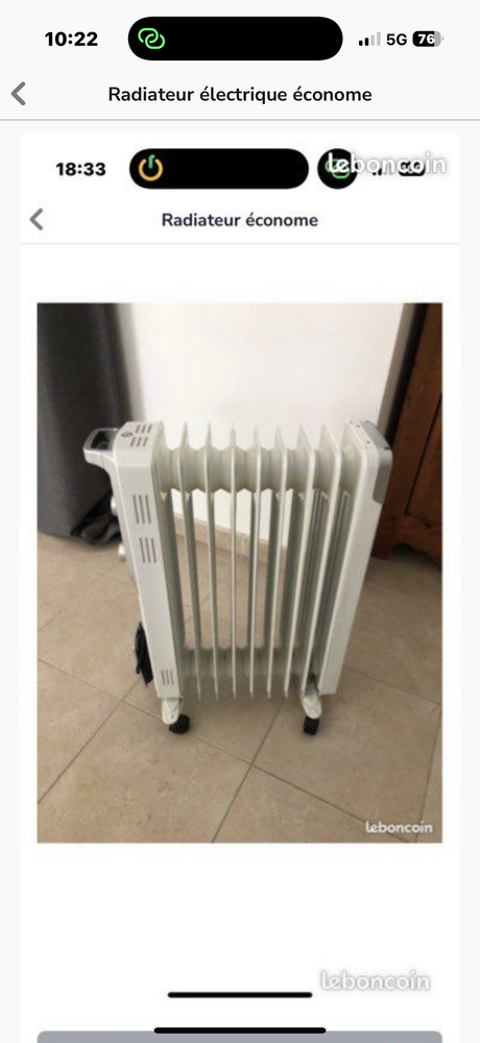 Radiateur �lectrique bain de huile 35 Cormoz (01)