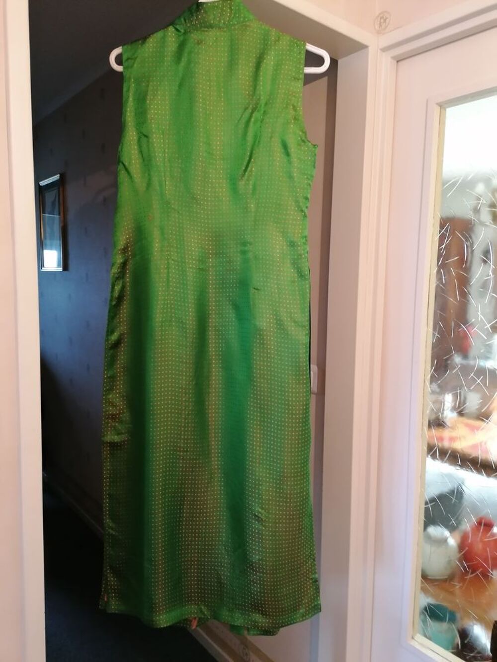 Robe longue chinoise en soie Vêtements
