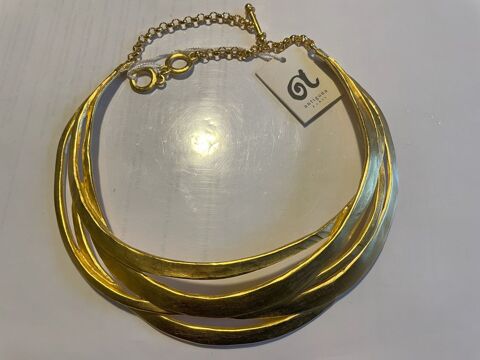 Collier rigide branches dor�es ANTIGONA Vigneux-sur-Seine (91)