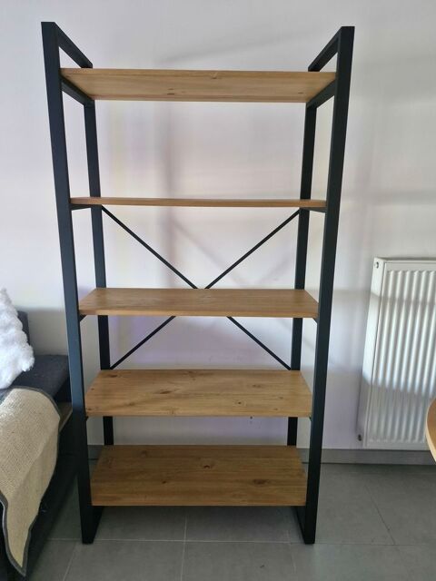 �tag�re bois massif style industriel Castelnau-le-Lez (34)