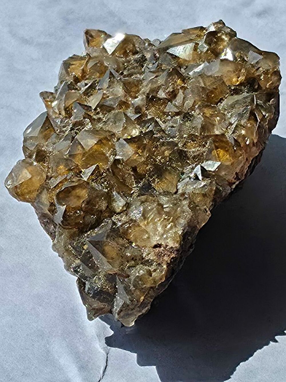 Pi&egrave;ce Unique Quartz Fum&eacute; Naturel du Congo-8,4 cm 